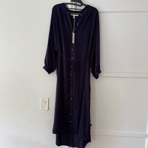 Xírena Deep Twilight Blue Midi Dress NWT Size M